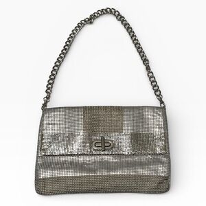 Metallic flashy shoulder bag